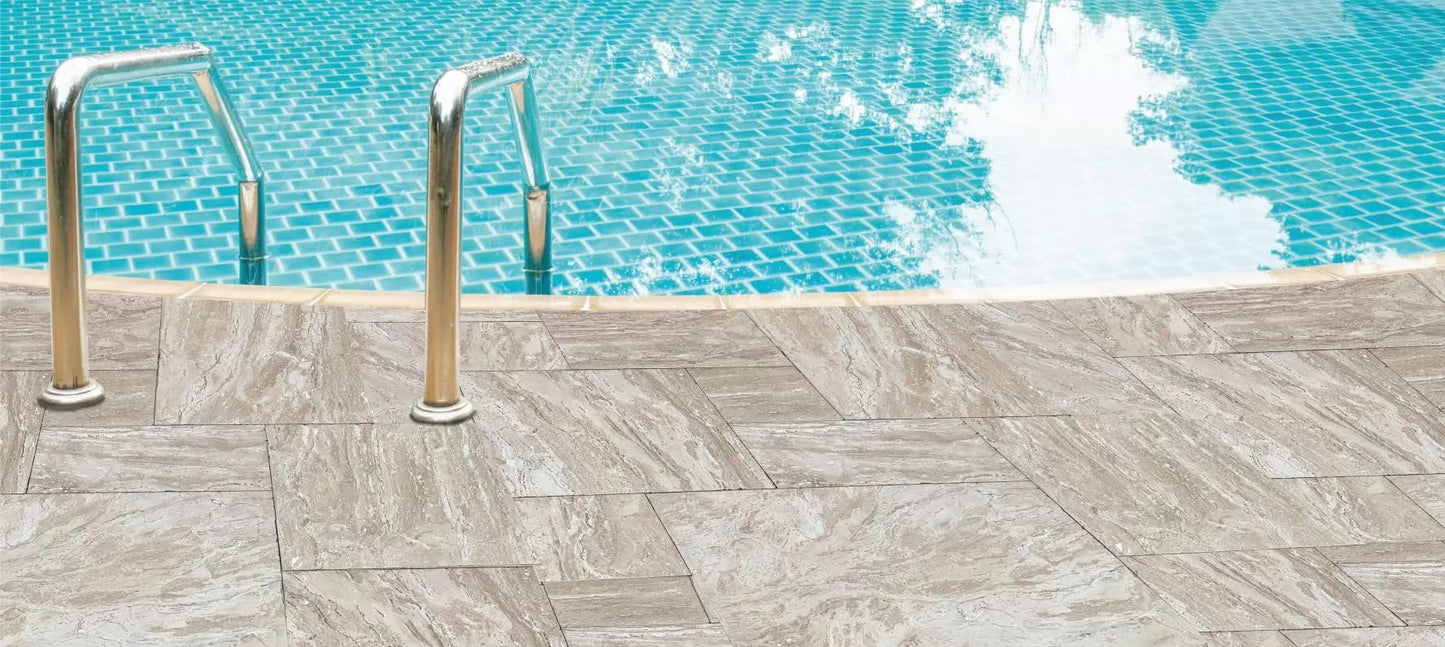 Cream Royal Travertine Pavers