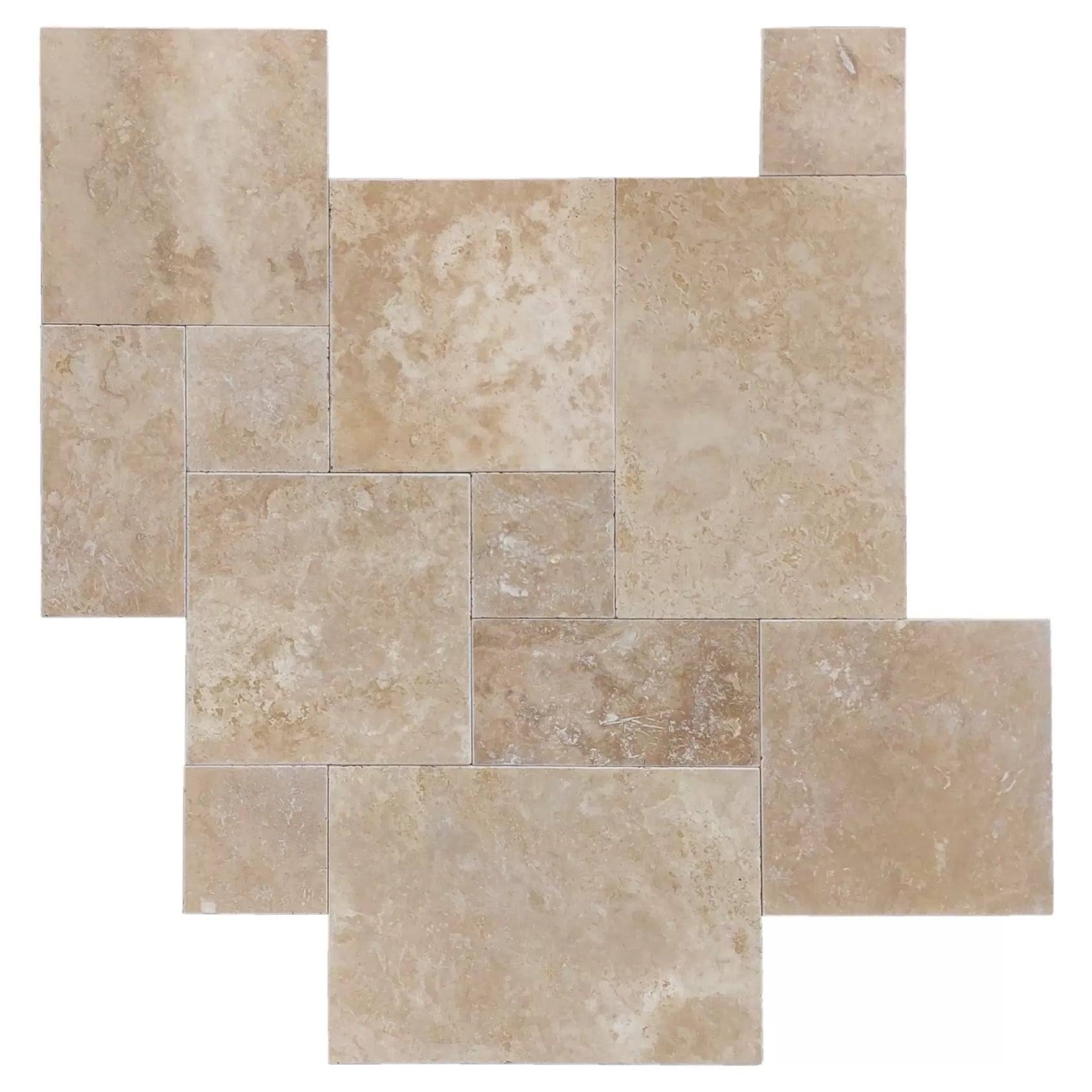 Moderno Ivory Travertine Pavers – Harmony Stone
