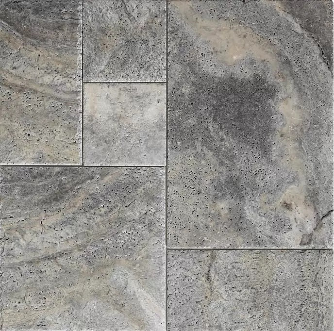 Silver Travertine Tiles