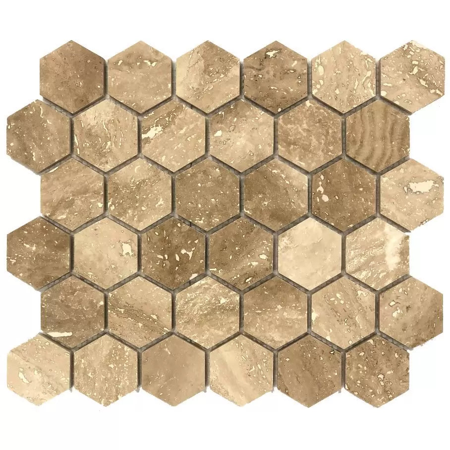 Patara 2″ Hexagon Mosaics