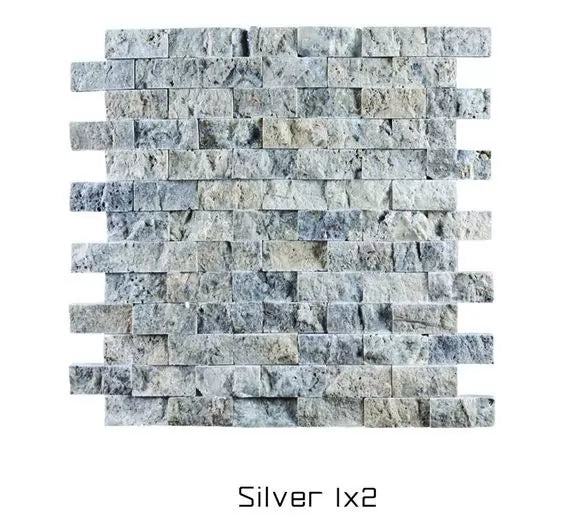 Splitface 1×2 Silver