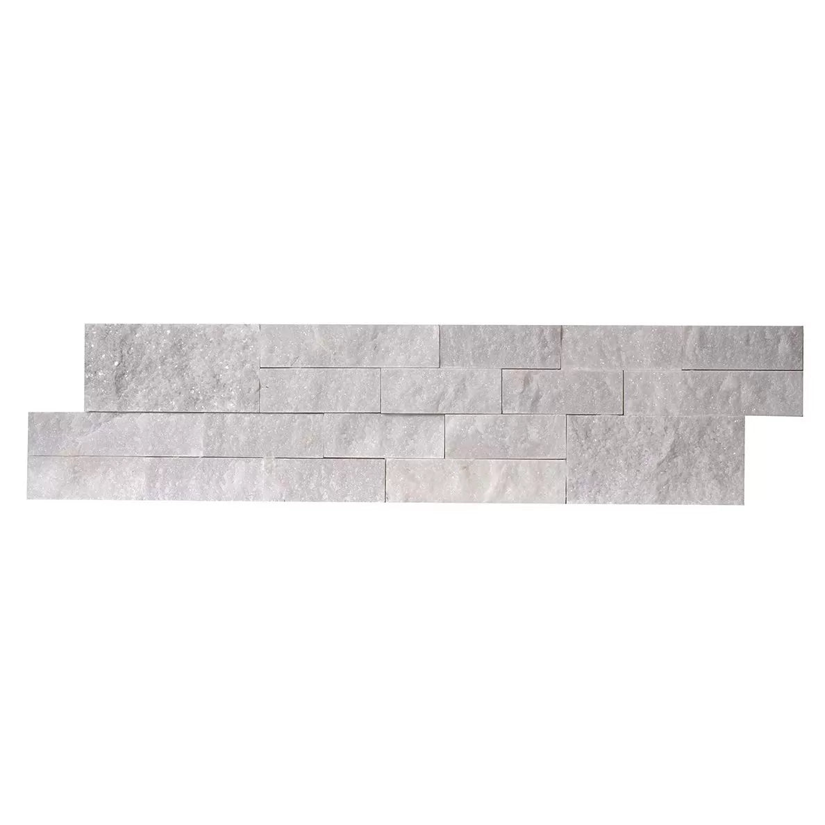 Mugla White 6×24 Splitface Ledger Stone