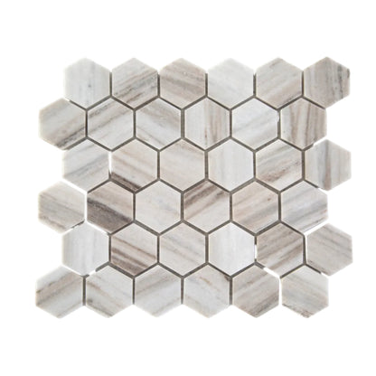 Palissandro 2" Hexagon Mosaic