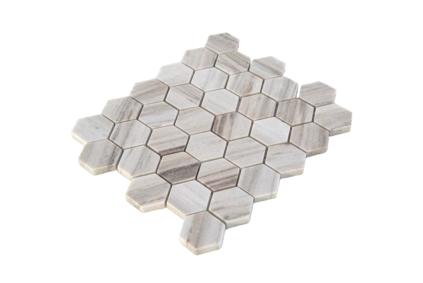Palissandro 2" Hexagon Mosaic
